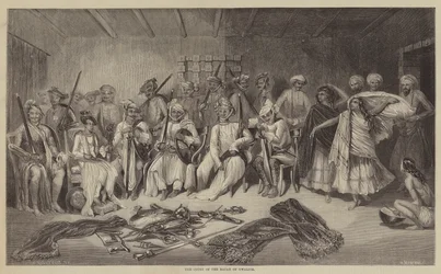 Der Hof des Rajas von Gwalior